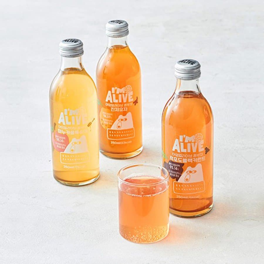 Kombucha I am alive - en frasco