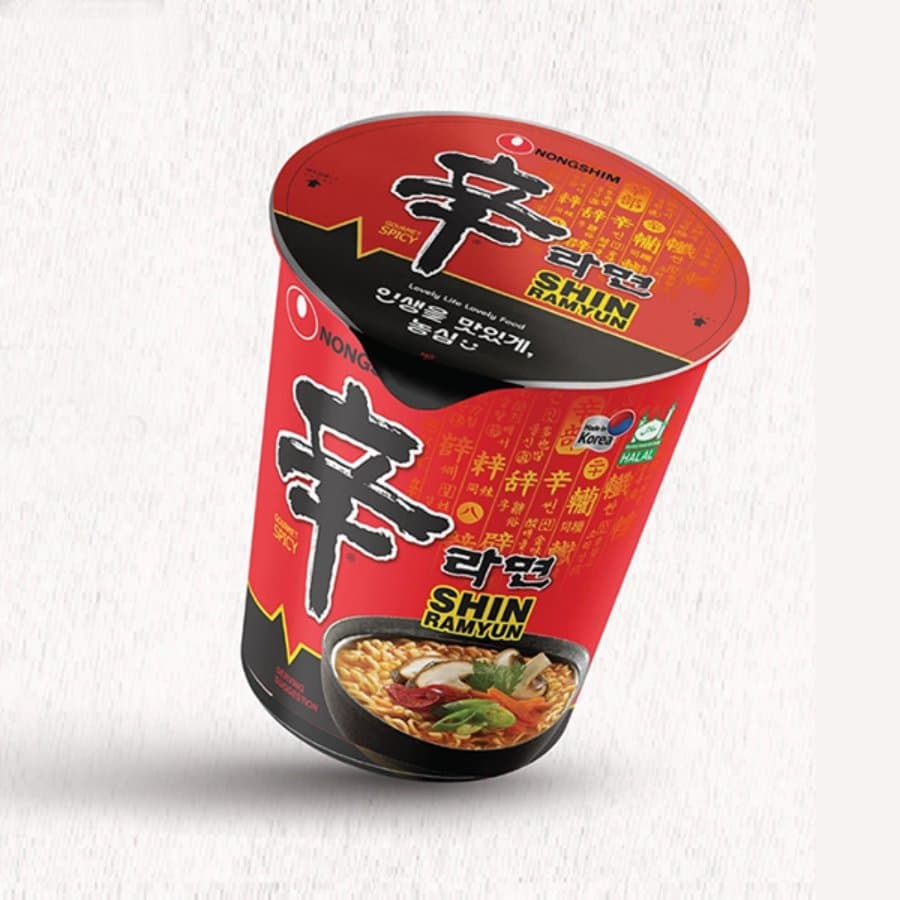 Shin Ramyun Cup – Fideos Instantáneos Picantes